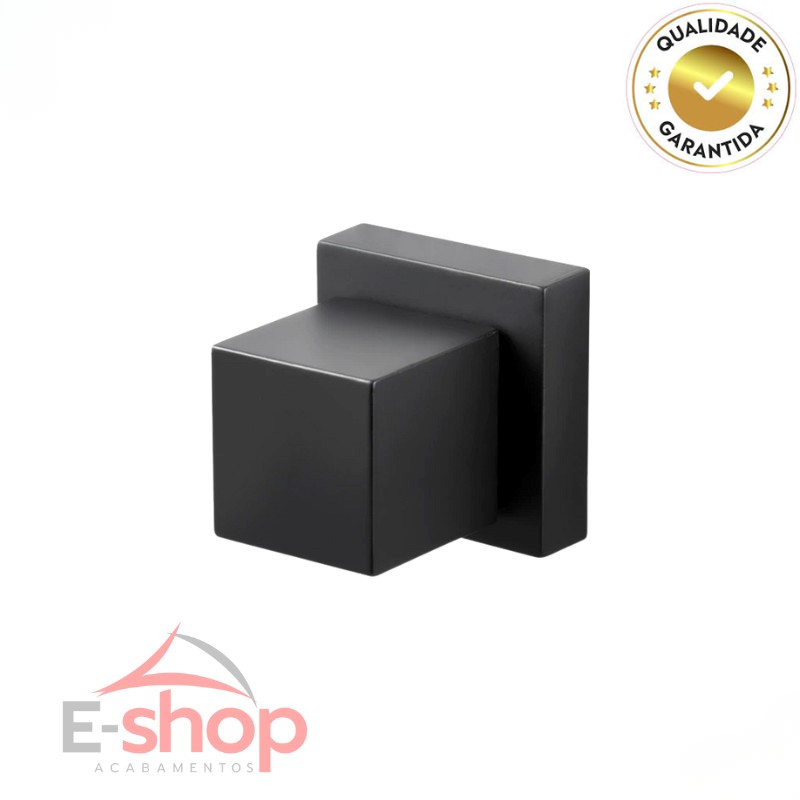 Acabamento Quadrado Preto Para Registro Banheiro Chuveiro Pressão Gaveta 1/2 e 3/4 Metal em Oferta na Shopee