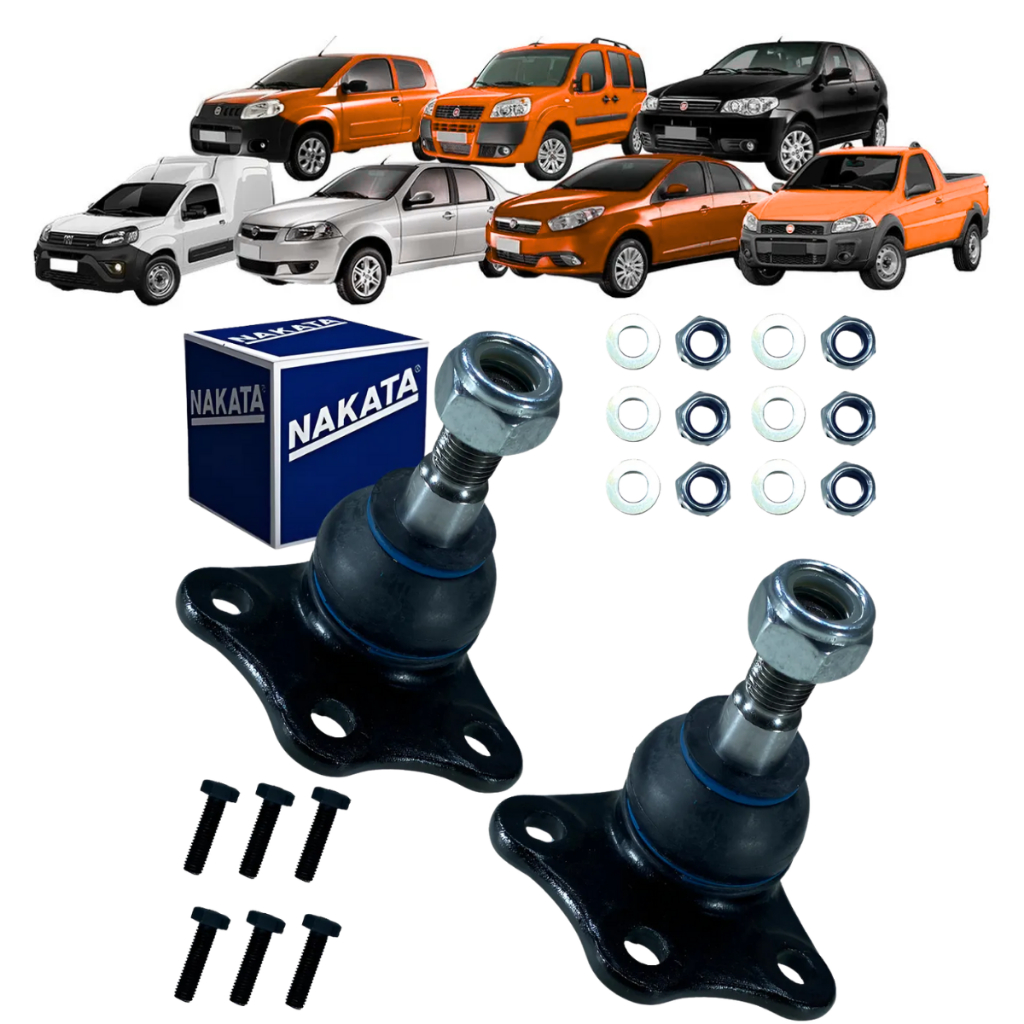 Par Pivo Bandeja Dianteiro Nakata Dobló Fiorino Grand Siena Mobi Palio Weekend Siena Strada Uno Way em Oferta na Shopee