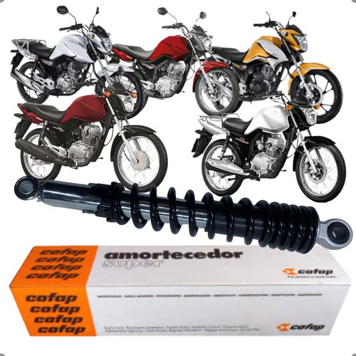 1 Amortecedor Traseiro Cg Titan Fan 150 Original Cofap Cr22540 em Oferta na Shopee