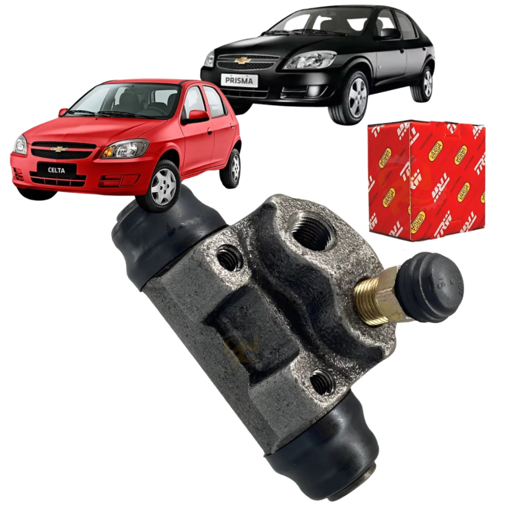 Cilindro Freio Traseiro Celta 2000 2001 2002 2003 2004 A 2012 Prisma 2007 2008 2009 2010 2011 2012 em Oferta na Shopee
