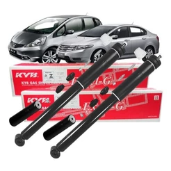 Par de Amortecedor Traseiro New Fit City 2009 ate 2013 Original Kayaba 348021