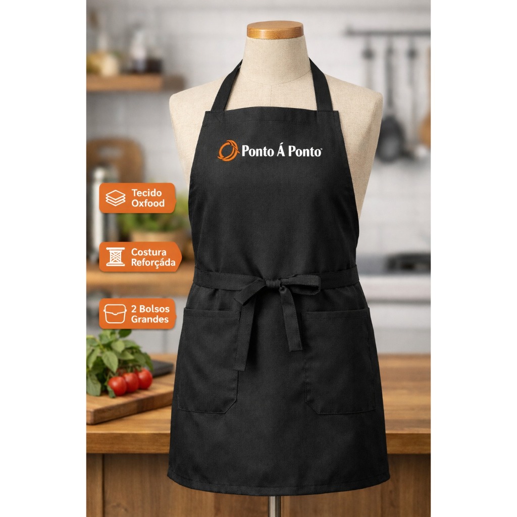 Avental Preto Oxford: Onde Comprar | BuscaProdutos