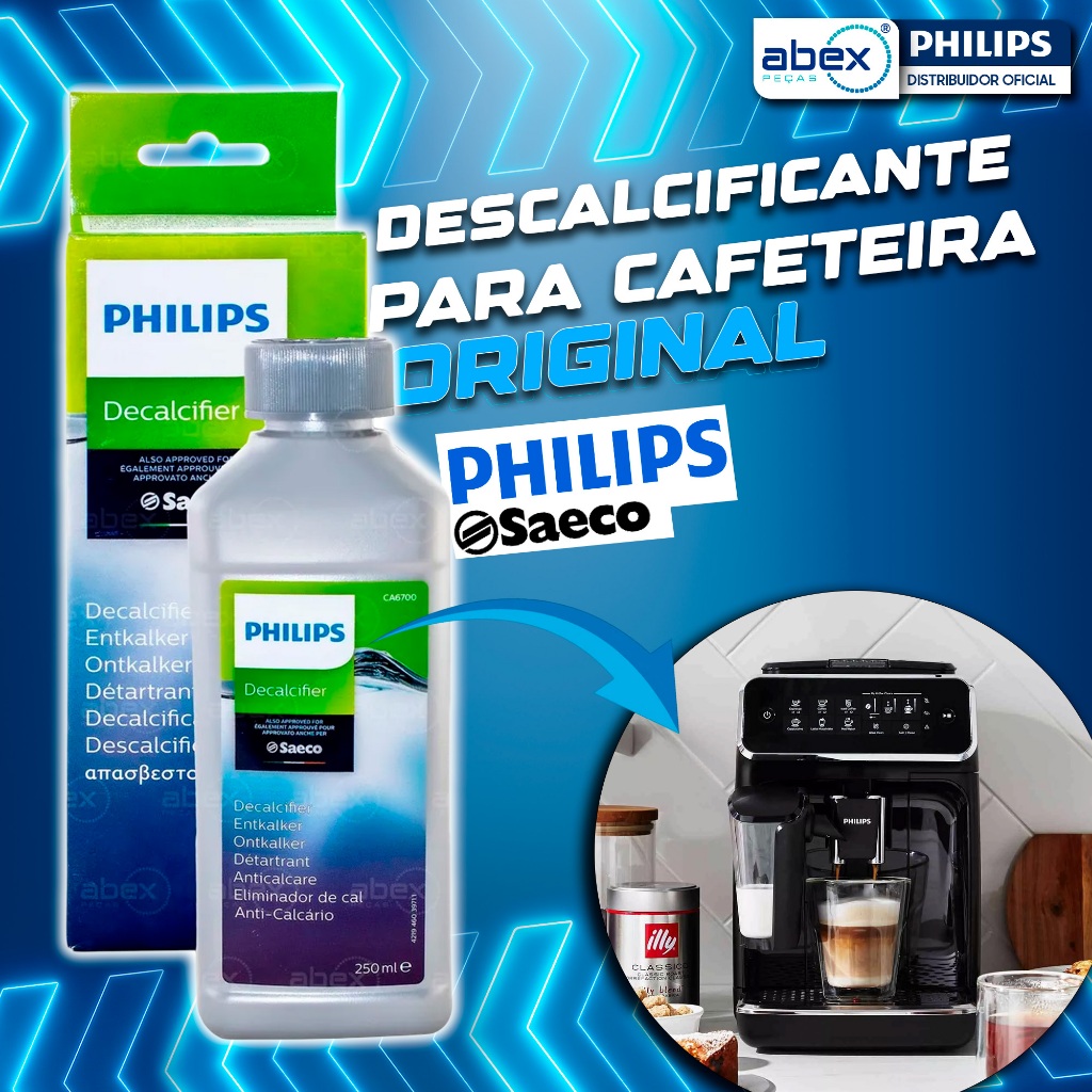 Descalcificante Máquinas De Café Philips Saeco, Gaggia, Spidem, Delonghi, Nespresso 250 ml Original