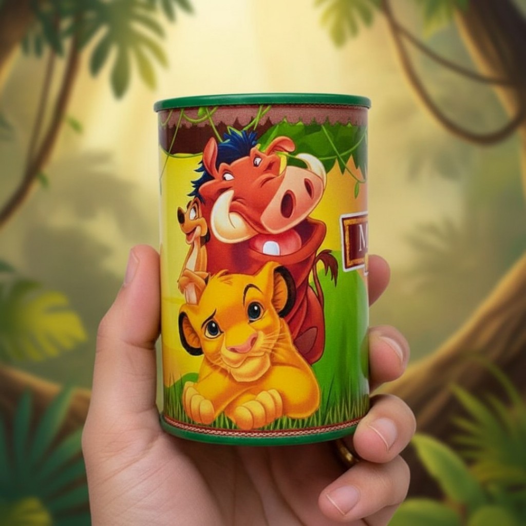 Kit Cofrinhos Personalizados Festa Rei Leão