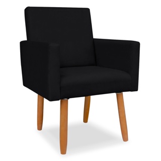 Envio Imediato - Poltrona para Sala Quarto Escritório Consultório Barbearia Escrivaninha - Poltrona Nina Pé Palito em Oferta na Shopee