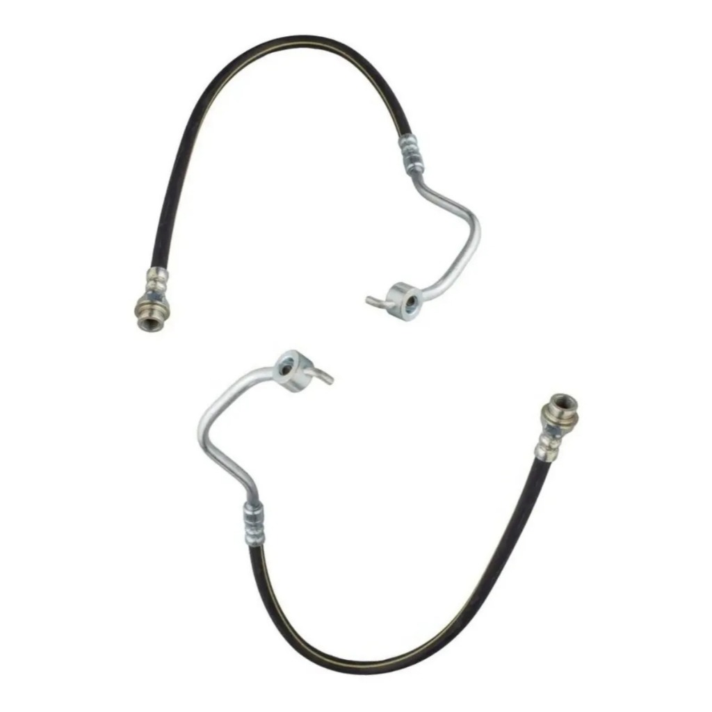 Kit 2 Flexivel Freio Ford F1000 Com Freio A Disco Ano 85/92