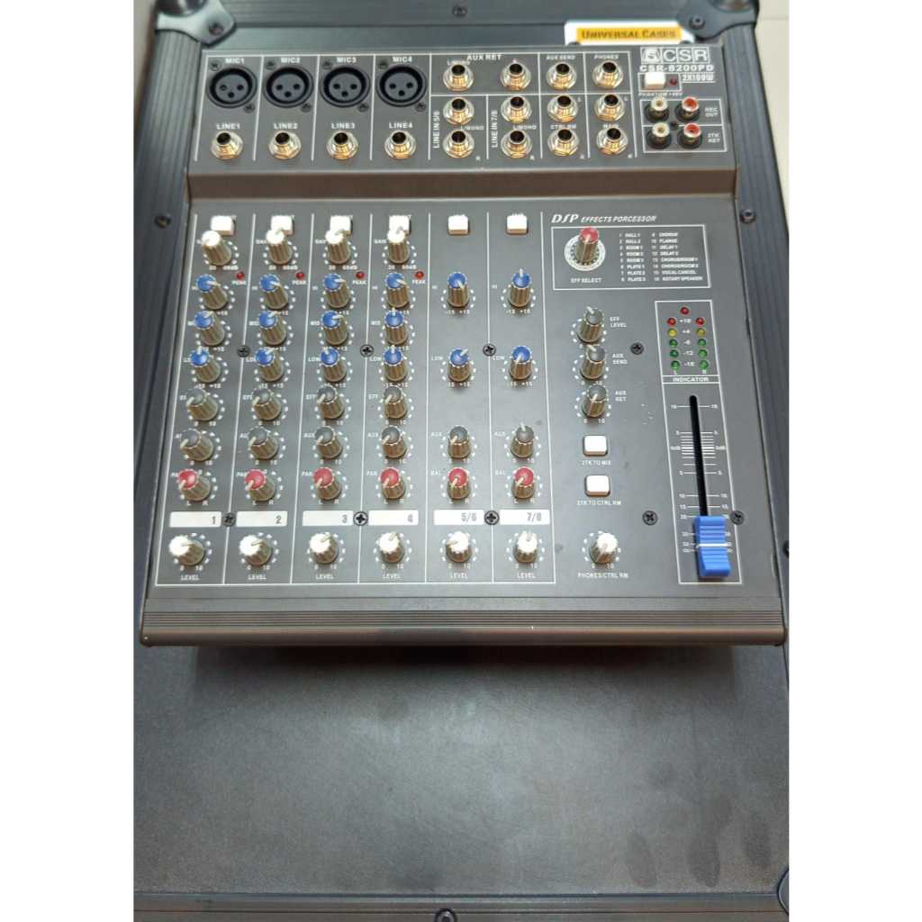 Mesa Amplificada CSR-8200PD 2X100W