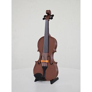 Miniatura Violino Decorativo com Suporte Presente Musical Criativo Sofisticado Música