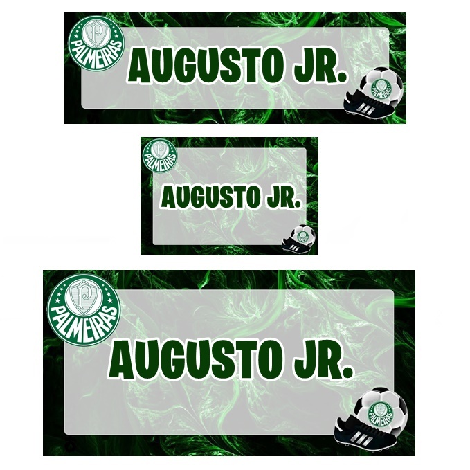 Etiqueta Escolar PALMEIRAS com100 unidades - Material Escolar em Oferta na Shopee