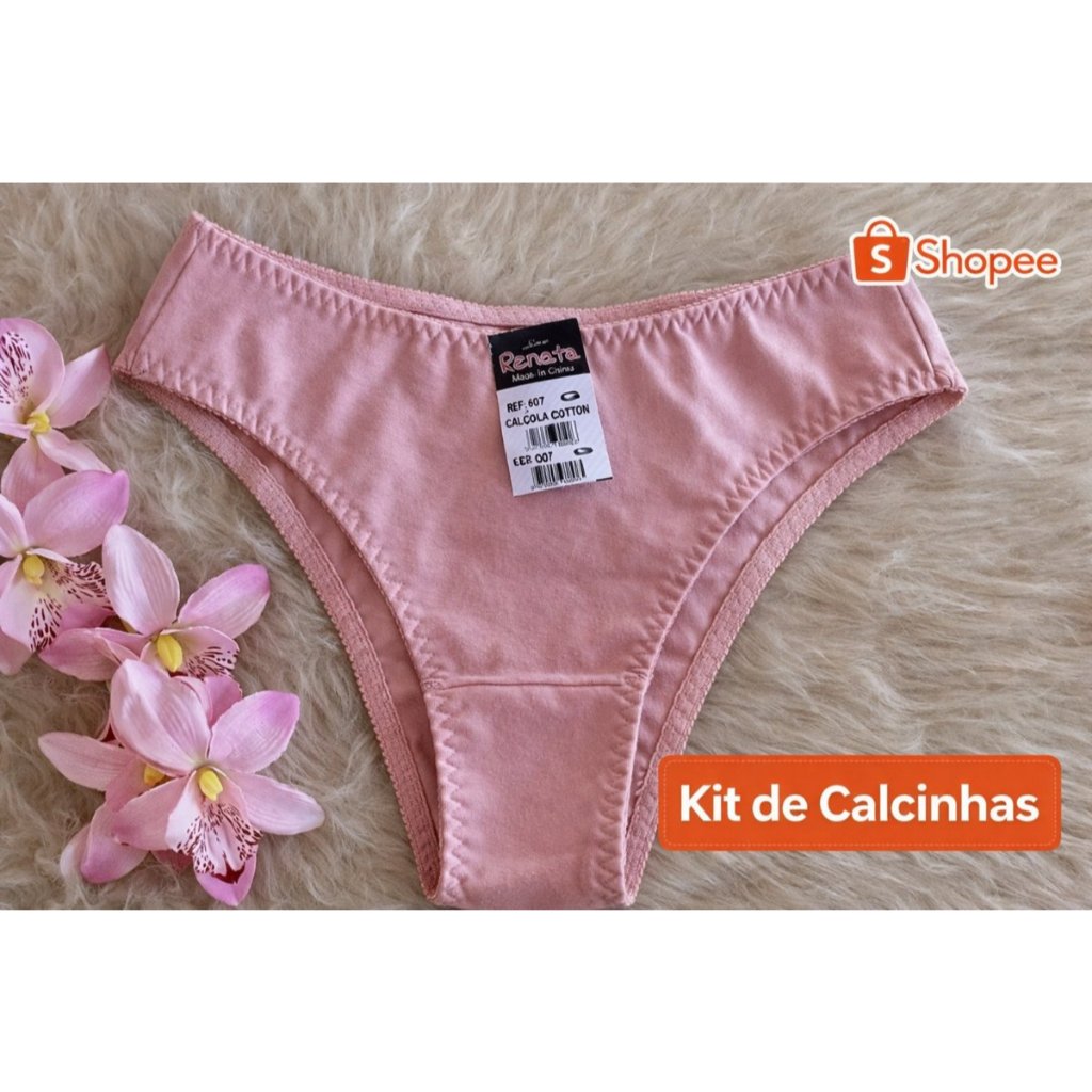 Kit com 5 Calçola Reforçadas de Cotton em Oferta na Shopee