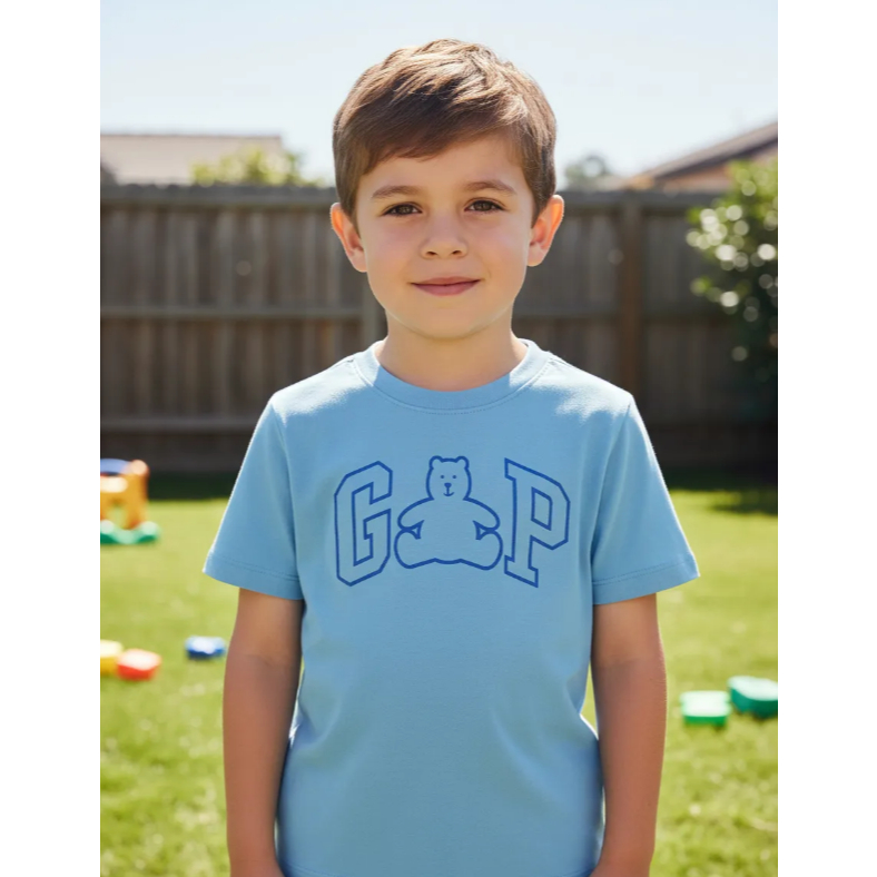 Camiseta Baby Gap Infantil Menino - Urso