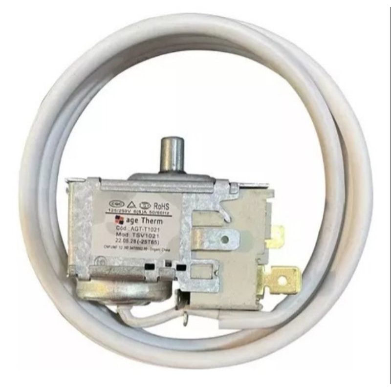 TERMOSTATO REFRIGERADOR AGT-T1021 CONSUL CRC28/CRP28 – 50/60 HZ – 125/250V – 6A