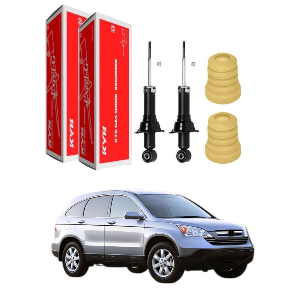 PAR AMORTECEDOR TRASEIRO CRV 2007 A 2011 KAYABA + KIT
