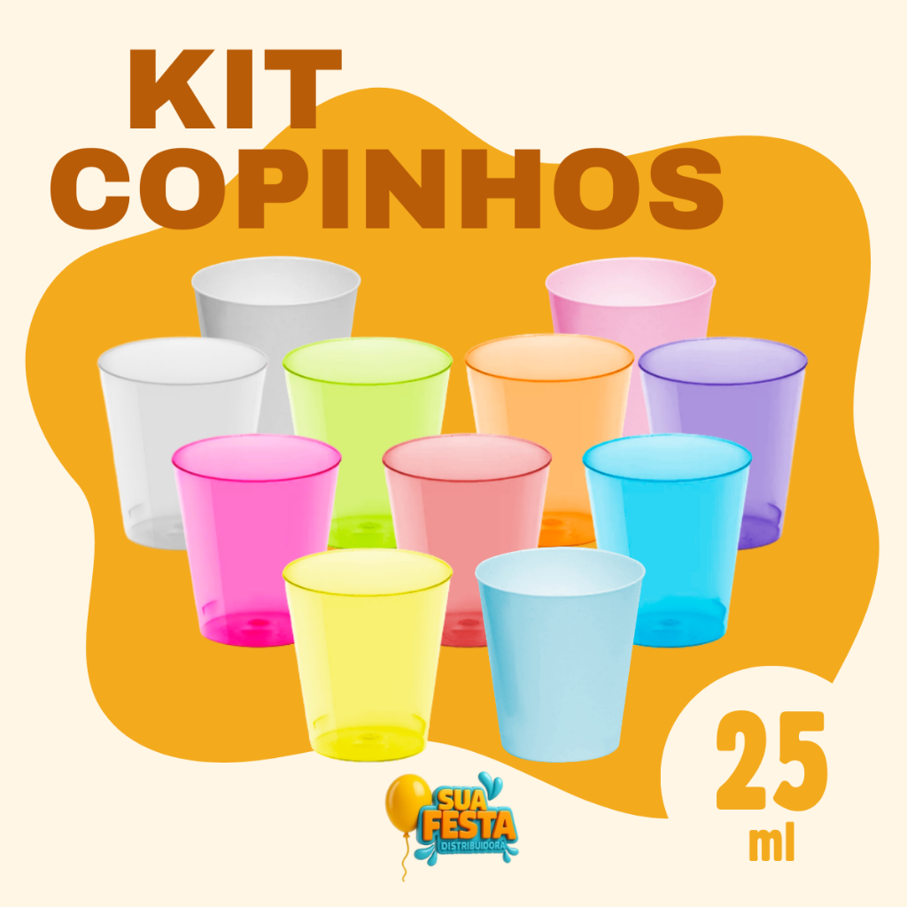 50, 100 e 150 Unidades de Copinho Para Brigadeiro Doces 25ml Festas Aniversários Sobremesas Mousses, Para Chá revelação