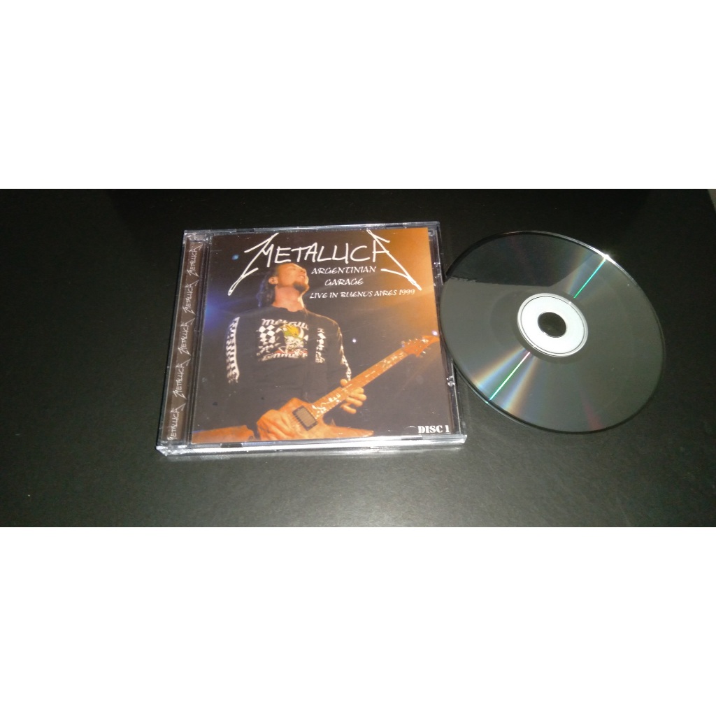 CD Bootleg Prensado Metallica Argentinian Garage Disc 1