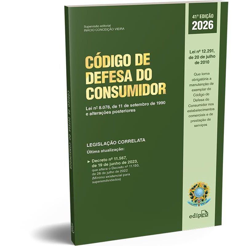 Código De Defesa Do Consumidor 41ª Edição 2026