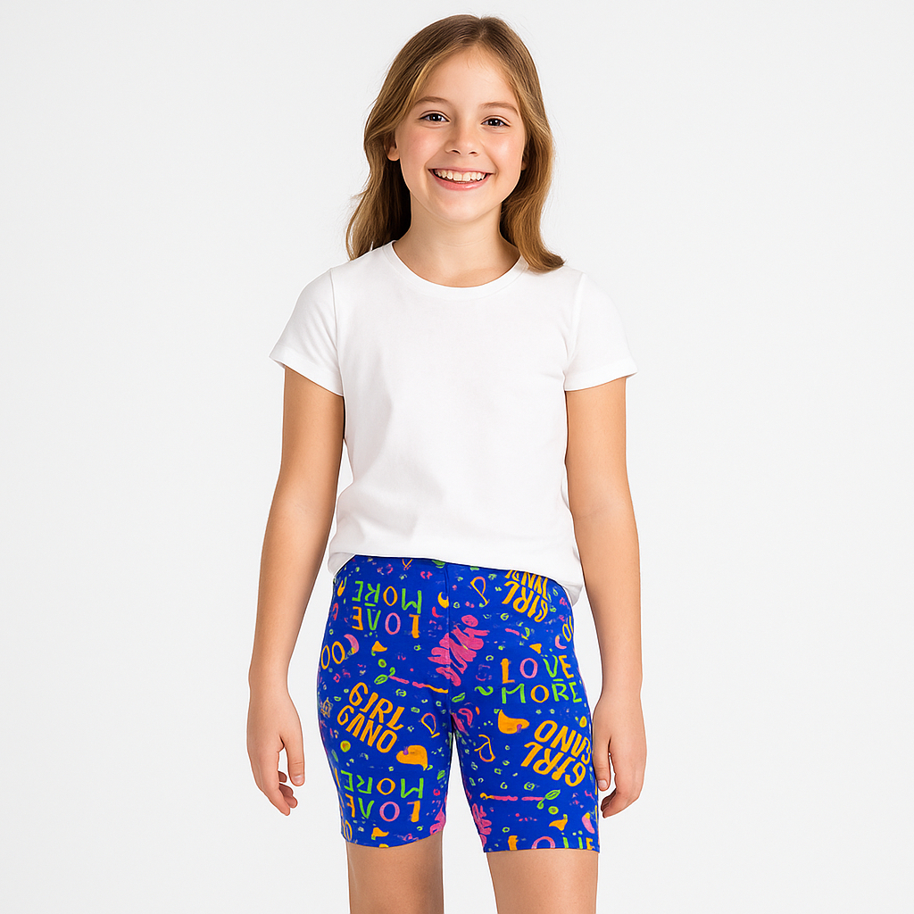 Kit 4 Shorts Infantil Menina Bermuda Verão Juvenil Atacado