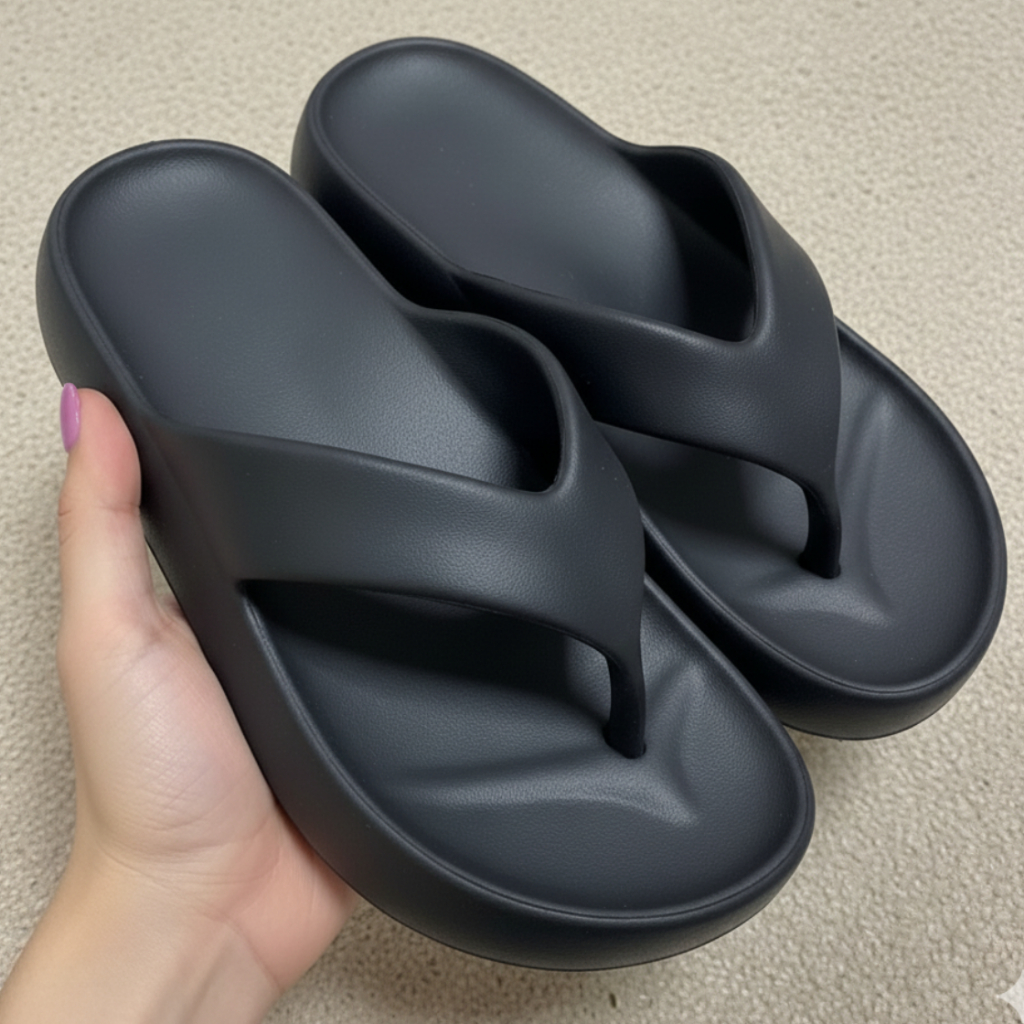 Chinelo Nuvem Feminino de Dedo Plataforma - Leve, Confortável e Antiderrapante