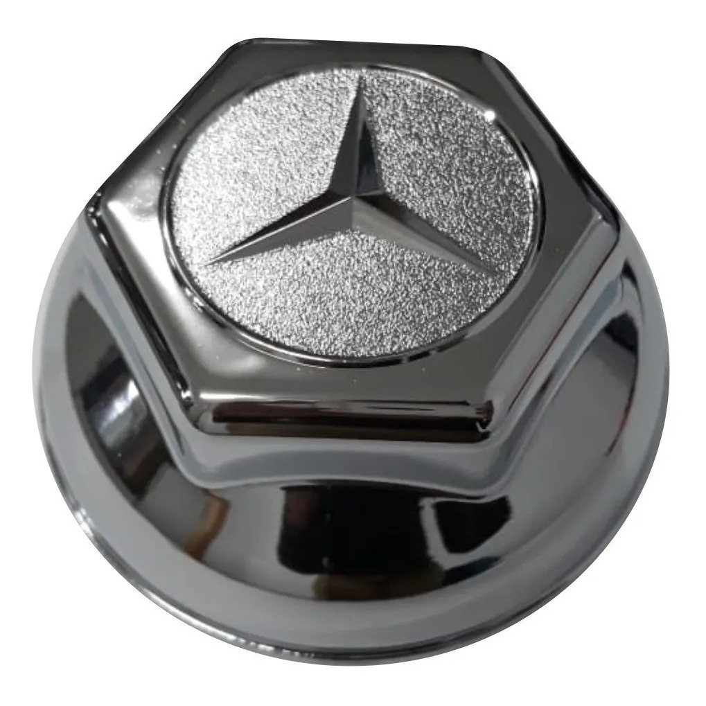 Sobre Tampa Cubo Roda Cromada Mercedes 1113 A 1620