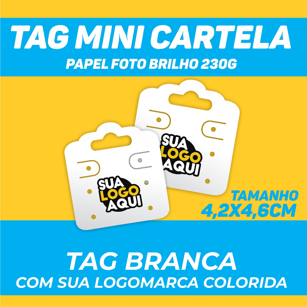 140 Tags Mini Cartela para Joia Personalizado Bijuteria Acessórios