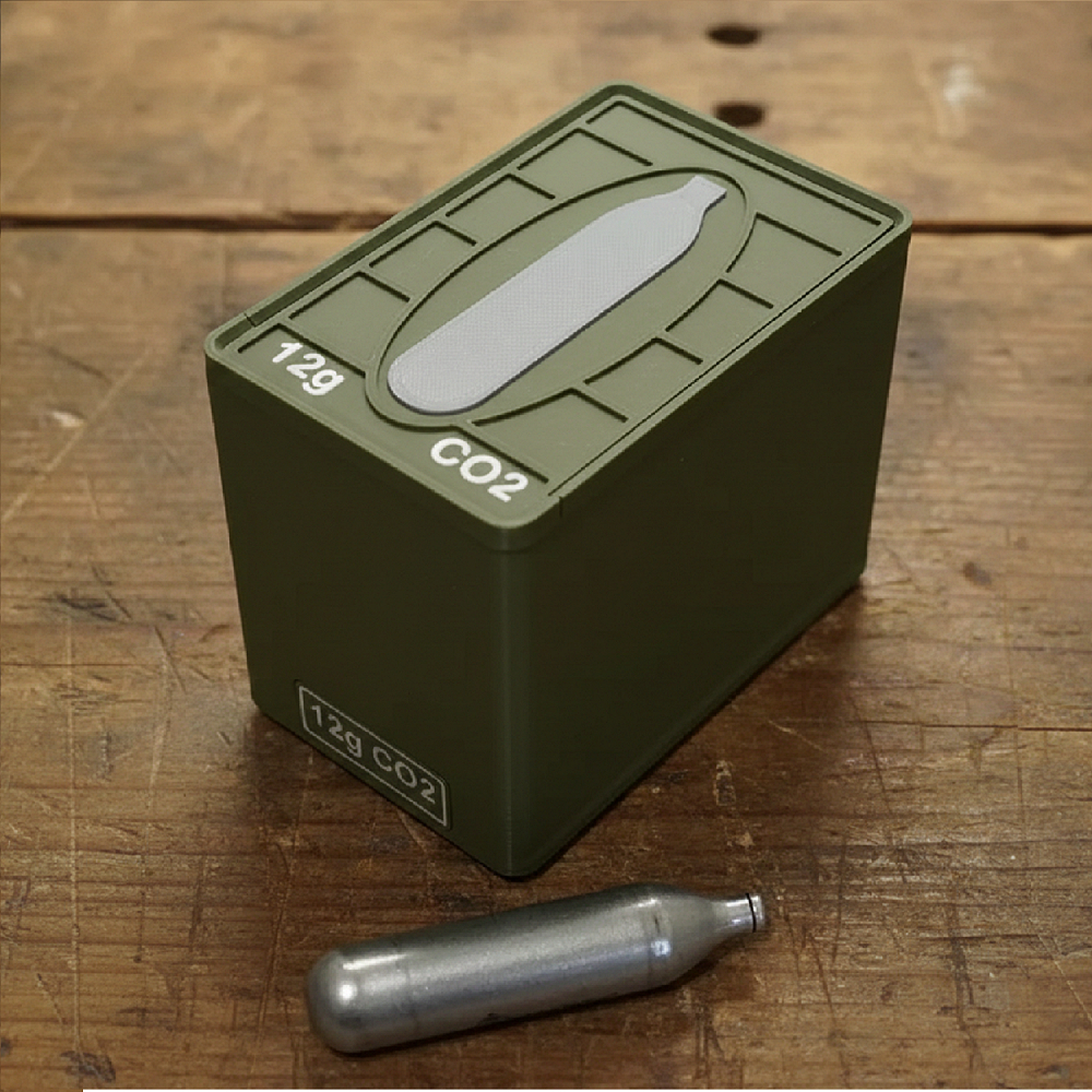 Case Pellet Co2 15cps 12g Caixa de Munição Para Arma Resistente Robusta CAC