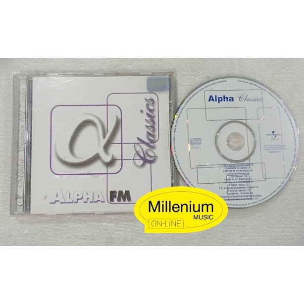 CD Alpha Fm Alpha Classics 2001 Original Gravadora Colecionador Ótimo Estado