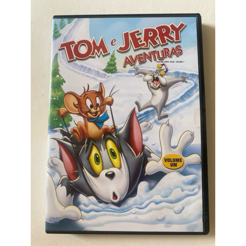 DVD Tom e Jerry Aventuras Volume 1 - Warner Bros - Infantil - Colecionador - Dublado