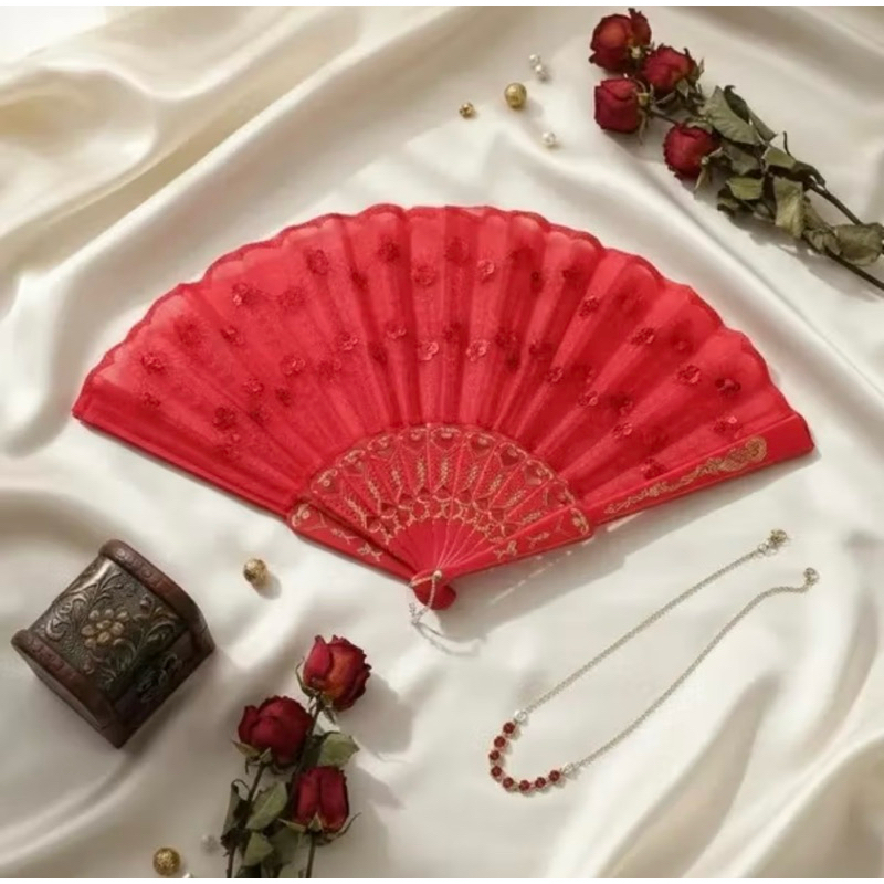 LEQUE CIGANA COM PAETE | LEQUE LUXO | LANTEJOULAS | LEQUES | CALOR | CARNAVAL | FANTASIA