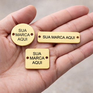 Kit Tag Etiqueta Personalizado Em Acrílico Espelhado em Oferta na Shopee