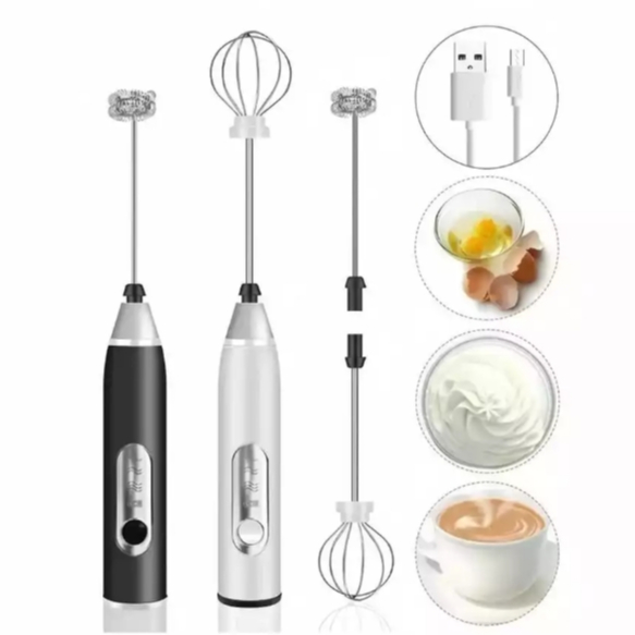 Imagem Mini Misturador Batedor Mixer Elétrico Para Claras de Ovos Leite Café Clara de Ovo, para Cozinha Doméstica