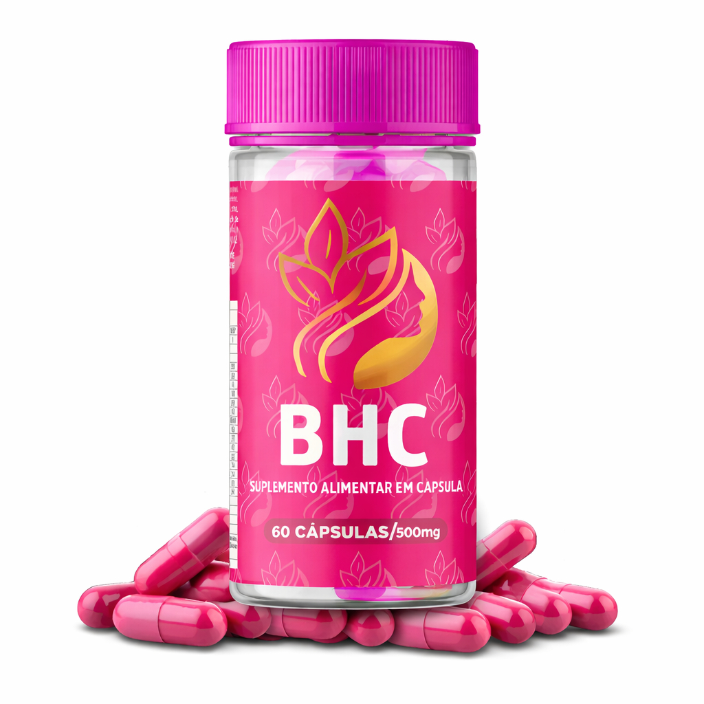 Bhc Cápsulas Para Crescimento Rápido Dos Cabelos Sabor Sem Sabor Suplemento Fortalecedor 1 Pote