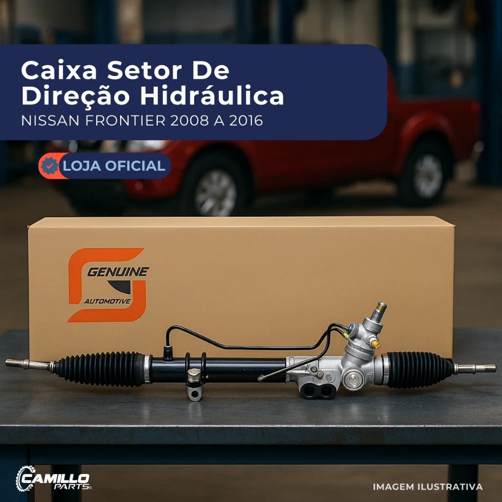 Caixa Direção Hidráulica Automotive Nissan Frontier 2008 2009 2010 2011 2012 2013 2014