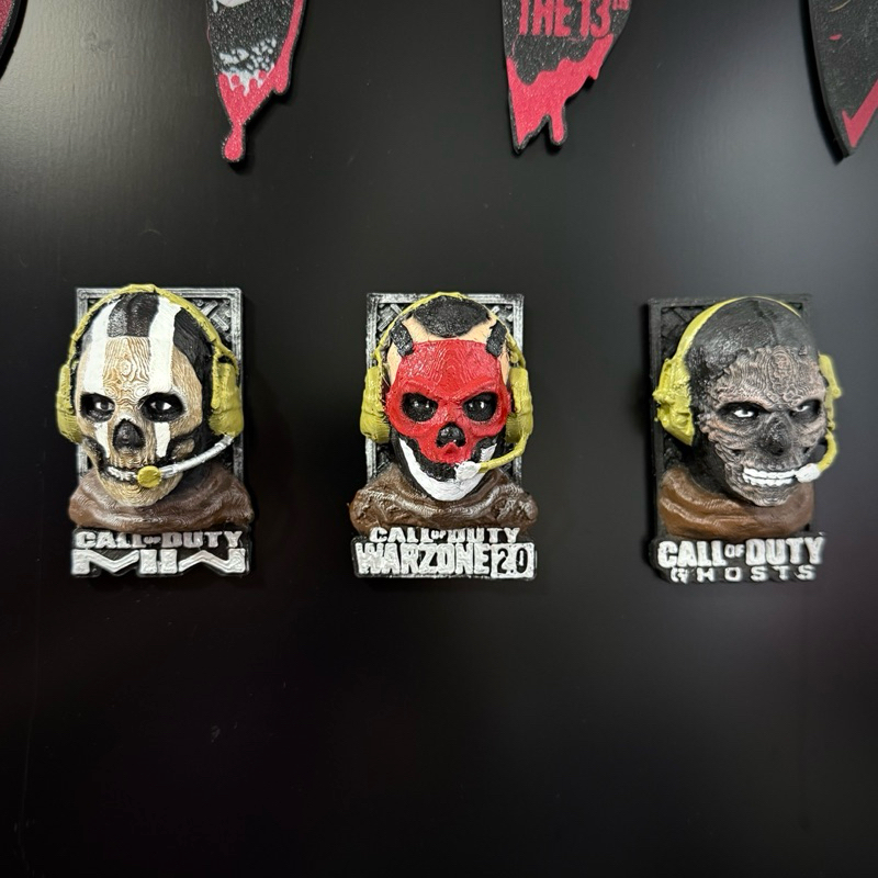 ímã Geladeira Call Of Duty Modern Warfare 2 Ghosts Warzone 2.0 3D