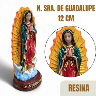 Nossa Senhora de Guadalupe imagem 12cm Resina - Escultura LUXO em Oferta na Shopee
