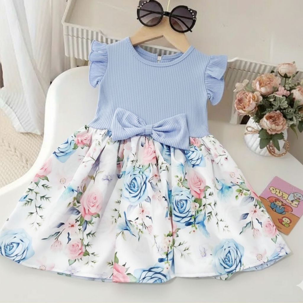 Vestido Menina Infantil Festa Vestido Estampado Floral Criança Casamento Vestido Infantil Menina