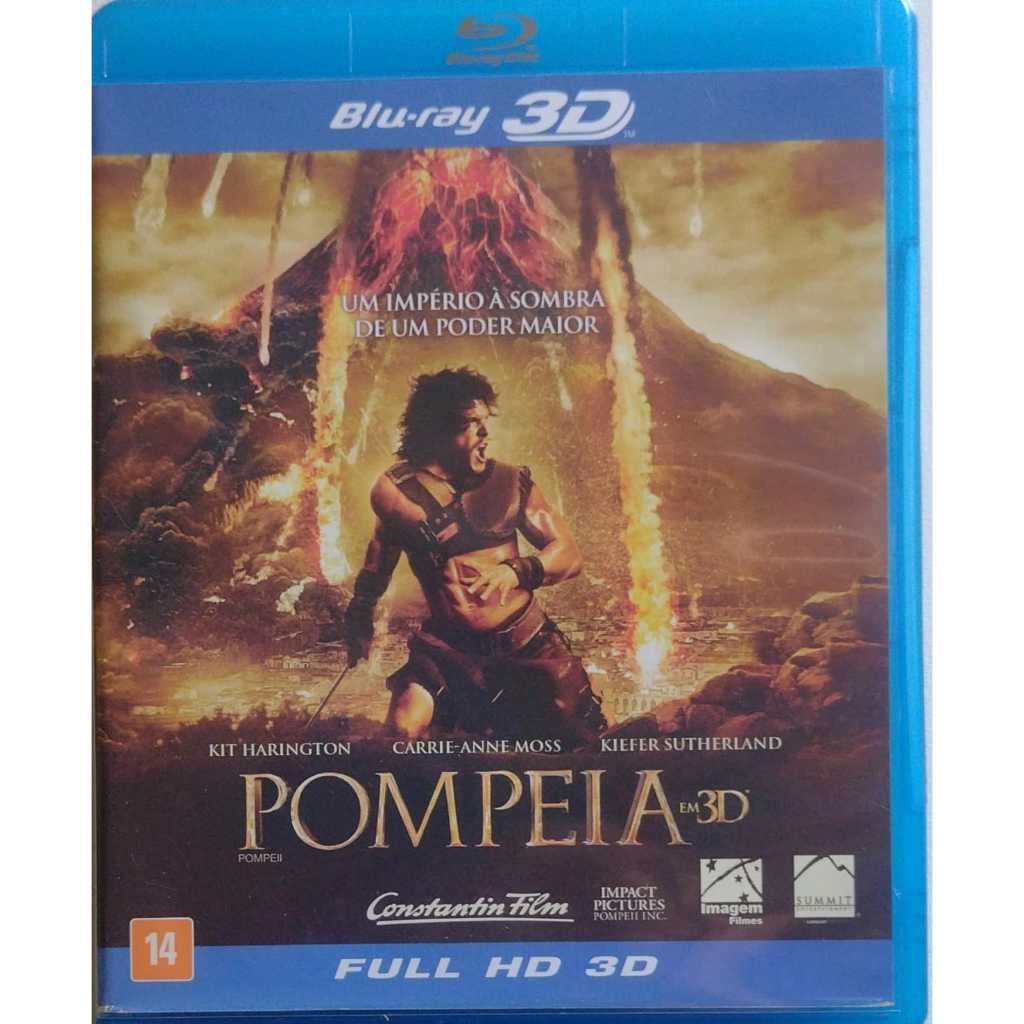 POMPÉIA BLU-RAY 2D/3D  KIT HARINGTON  EMILY BROWNING