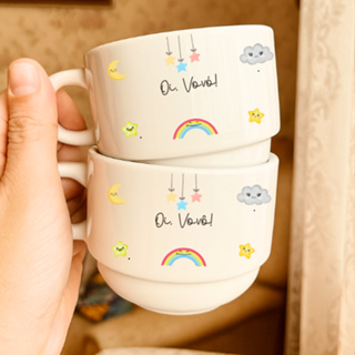Modelo 03 | Xícara Porcelana VOVÔ, VOVÓ, estou chegando, gravidez, presente150ml com nome em Oferta na Shopee