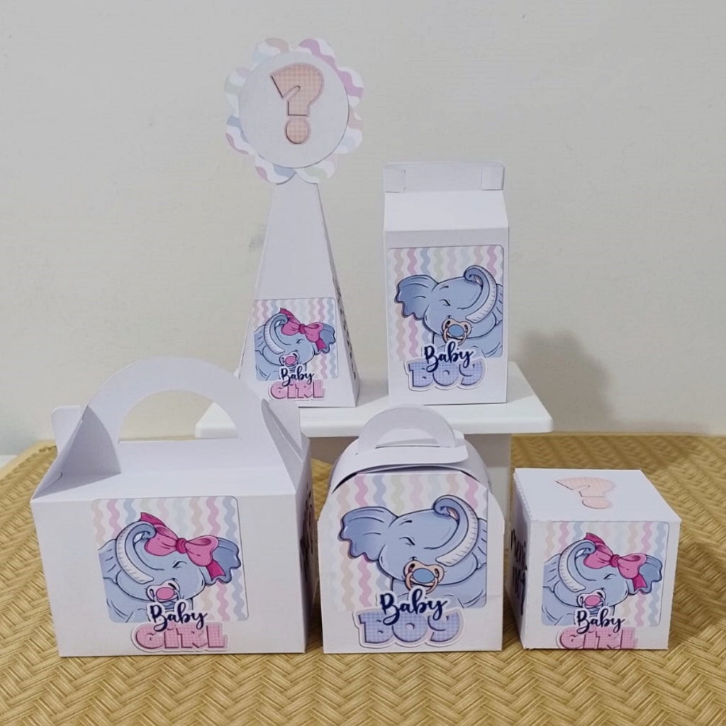 Caixinha Personalizada Chá Revelação Arca de Noé | Lembrancinha Bebê | Tema Bíblico Pegue e Monte| 20/30/40 Infantil