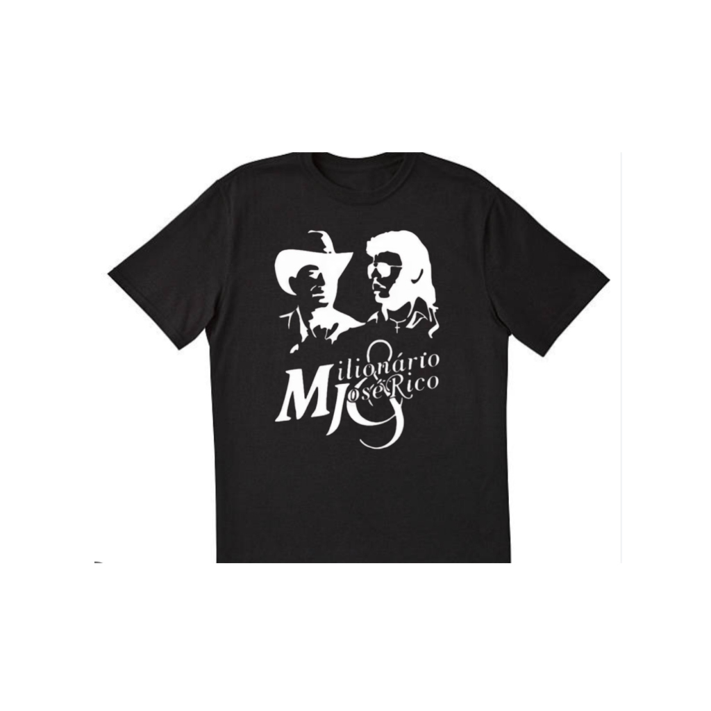 Camiseta Milionário e José Rico Gargantas de Ouro