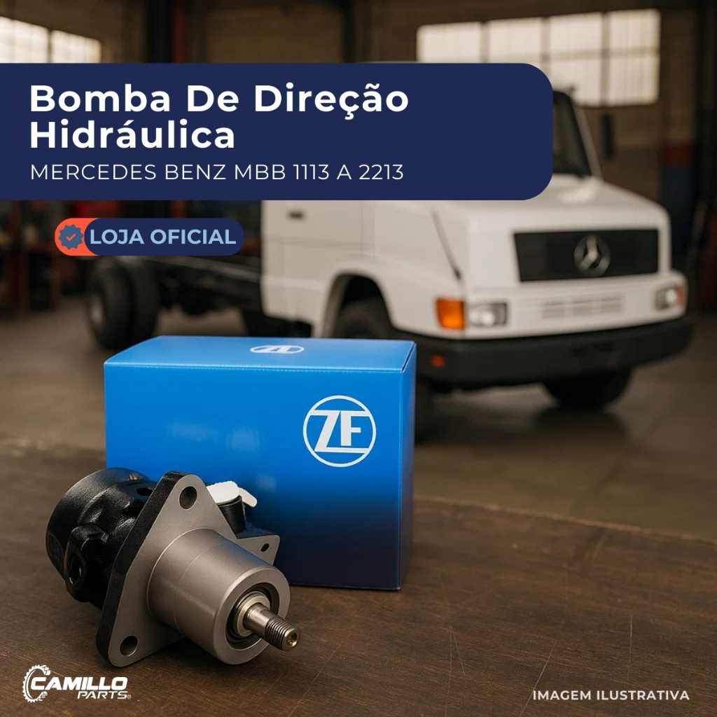 Bomba Hidraulica Direcao Zf Original Mbb 1113 1313 1513 2213 Linha Pesada