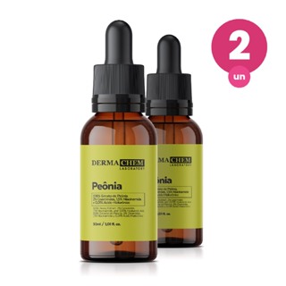 Kit 2 Sérum Iluminador Peônia 30ml Hidratante Efeito Antioxidante que Reduz Poros da Pele Dermachem em Oferta na Shopee