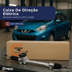 Caixa Direção Eletrica Genuine Automotive Nissan Versa March 2011 2012 2013 2014