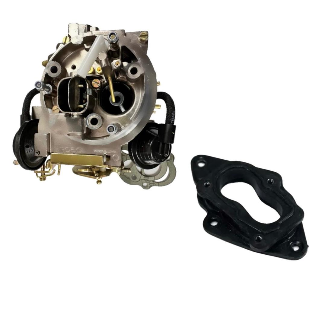 Carburador 2e Brosol Motor Ap 1.6 Álcool + Flange de Borracha