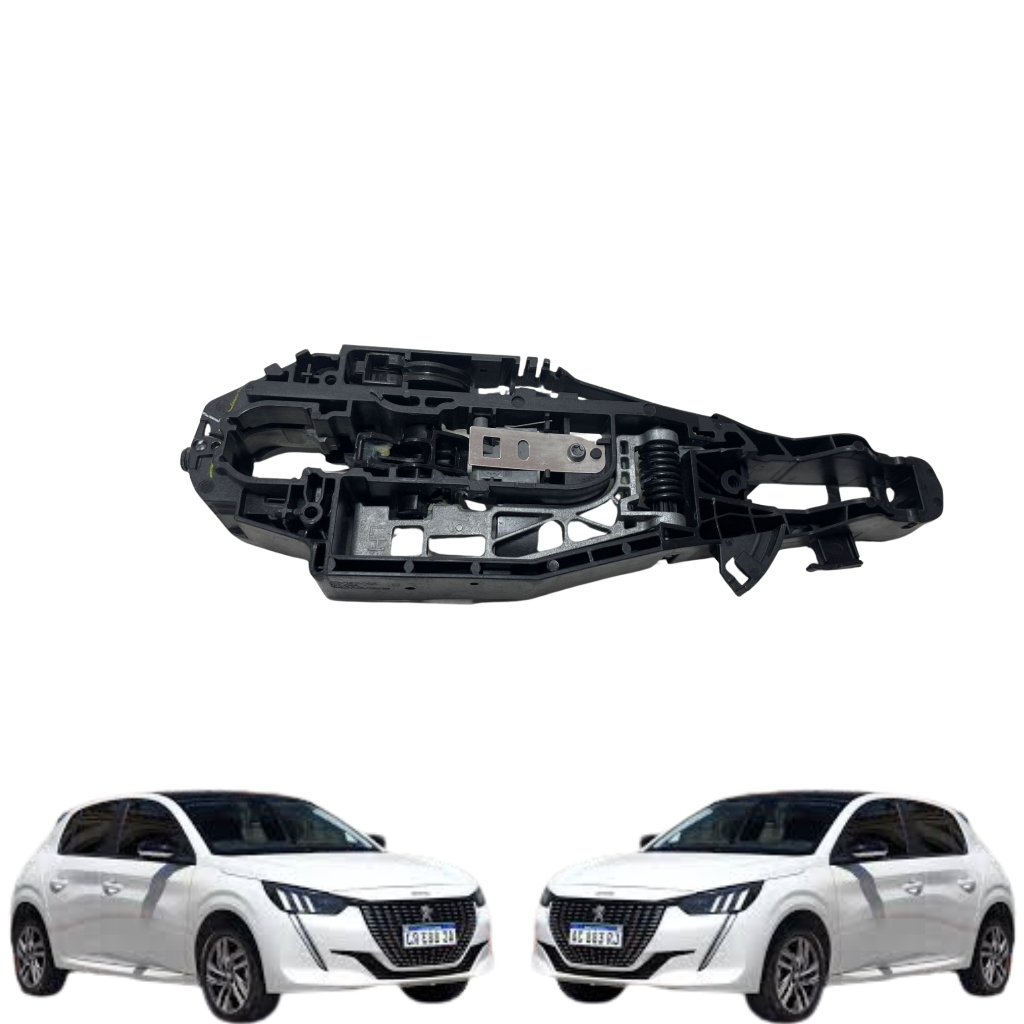 Suporte Maçaneta Externa Dianteira Esquerda Peugeot 208 2022 2023 2024