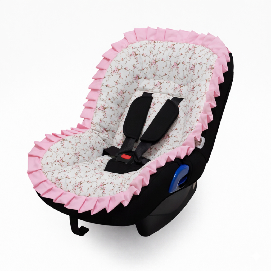 Capa para Bebê Conforto Várias Estampas 100% Algodão Tamanho Universal Serve em Todos os Modelos