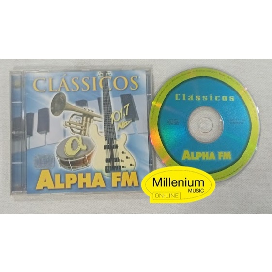CD Clássicos Alpha FM 101,7 Mhz - 1997 Original Gravadora Colecionador Ótimo Estado