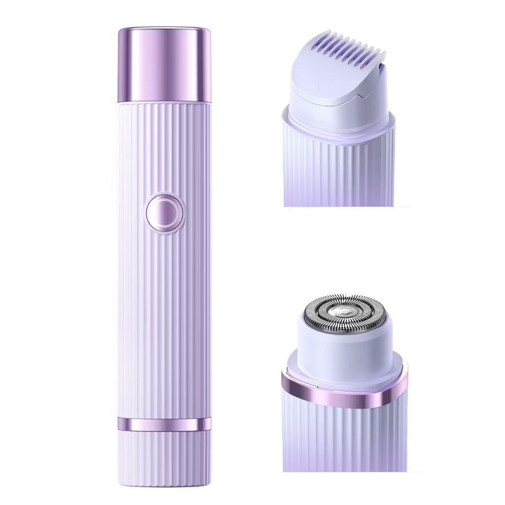 Depilador Eletrico Feminino Recarregável Removedor De Pelos Navalha Dupla Depilador Eletrico Feminino Recarregável Removedor De Pelos Navalha Dupla