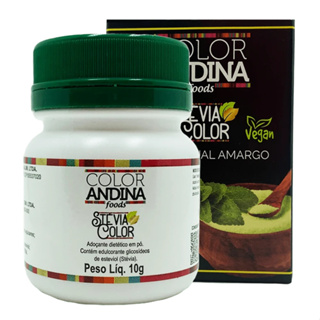 Adoçante Stévia em pó 10g 100% natural | COLOR ANDINA em Oferta na Shopee