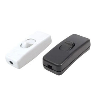 Interruptor Meio Fio 2A 250V Interneed Branco e Preto Casa Abajur Móveis Apartamento Quarto Sala em Oferta na Shopee