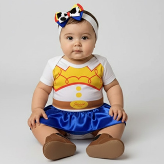 Body Bebê Jessie Toy Story Feminino Temático Kit Mesversário completo Para Menina Jessye com Acessorios em Oferta na Shopee